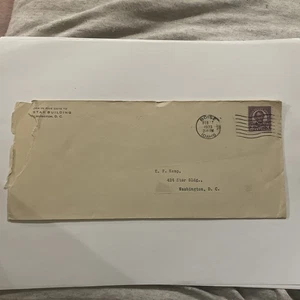 1933 Washington DC 3 Cent Brief nach Boise Idaho  - Bild 1 von 1