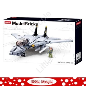 Sluban Compatible Building Blocks MODEL BRICKS F14 FIGHTER 404 PCS - Picture 1 of 1