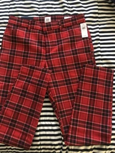 NWT Gap Plaid Skinny Ankle Size 6 - Picture 1 of 4