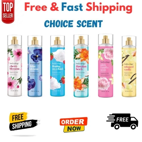 Bodycology Long-Lasting Fragrance Body Mist Whipped Vanilla, 8 fl oz Chose Scent - Image 1 of 1