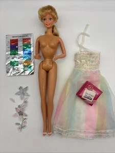 VTG 1980 HAPPY BIRTHDAY Philippines Barbie #1922 Original Dress Accessories READ - Picture 1 of 18