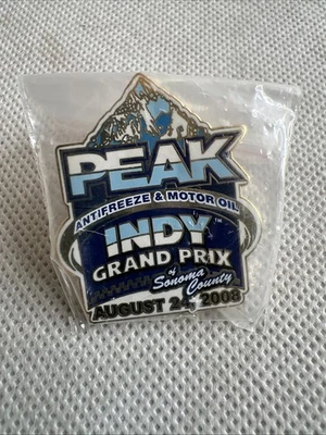 5x New Indy Grand Prix Sonoma Raceway Peak Antifreeze & Motor Oil Pin August2008 - Image 1 of 4