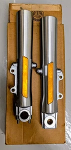 00 - 13  Harley OEM Front Fork Legs Slider Kit Touring Electra Road FLHX Models - Picture 1 of 2