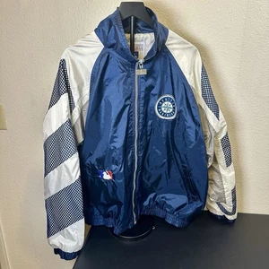 Giacca Seattle Mariners anni 90 Pro Player nylon taglia XL - vintage e rara - Foto 1 di 11