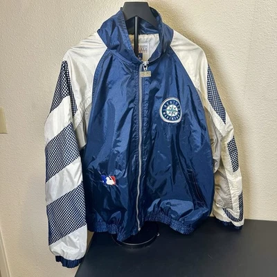 Seattle Mariners 1990s Pro Player Jacket Nylon Size XL - Vintage & Rare - Image 1 of 4