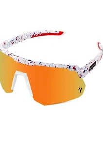 Polarized Sports Sunglasses UV400 Protection Glasses for Youth Baseball, Track - Picture 1 of 4