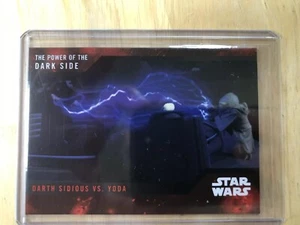 2019 Topps STAR WARS POWER OF DARK SIDE Chase Card DARTH SIDIOUS YODA G-3 - Picture 1 of 1