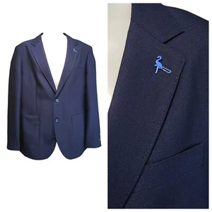 1930 Tailorbyrd Collection Blazer Jacket Sport Coat Men's 42R Navy Blue 2-Button - Picture 1 of 9