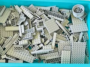 LEGO Bulk Lot Of 500g Assorted Light Grey Bricks Creative Play - Picture 1 of 7