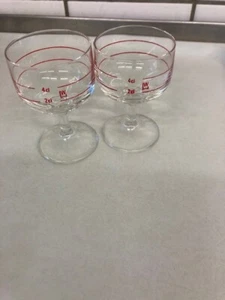 2 x DDR Schnapsglas Gläser HO Mitropa Kneipe Schnaps Glas Stamper 4 cl Likörglas - Bild 1 von 1