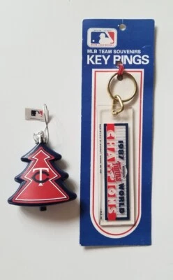 Minnesota Twins Vintage 1987 World Series 5" Long Keychain Plus Twins Ornament - Image 1 of 4