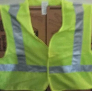 GELB/LIMETTE LEICHTE SICHERHEITSWESTE UNISEX - Bild 1 von 1