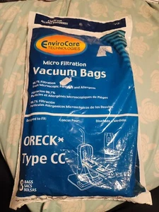 ENVIROCARE Oreck Typ CC Mikrofiltration Vakuumbeutel 8 Stück Neu 713 - Bild 1 von 2