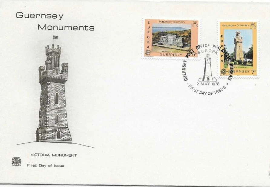 Guernsey Comm/FDC  - Guernsey Monuments - Guernsey - 1978 (GU49) - Image 1 of 1