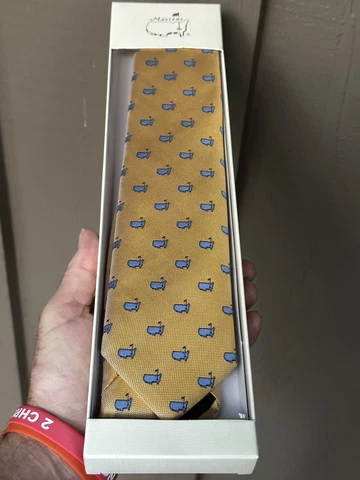 2023 Masters FINE ITALIAN SILK NECK TIE from Augusta National Golf Club NEW Cover