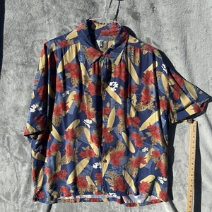 Kahala Hawaiian Islands Mens Short Sleeve Button Aloha Hawaiian Shirt Size 2XL - Picture 1 of 11