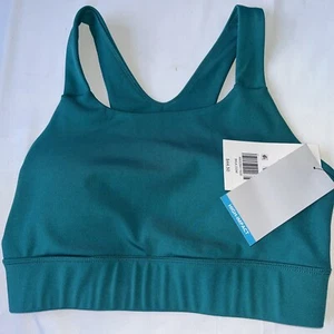SALE!! Zelos GREEN Women’s Small Sports Bra High Impact Wick Razor Back RunNWT - Picture 1 of 5
