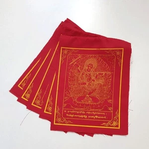 Banderas de oración tibetanas Kurukulle rojas - Imagen 1 de 3