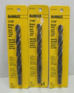 (3) Broca giratoria de punto dividido de alta resistencia DeWALT 7/16" - Imagen 1 de 2
