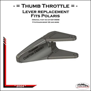 Polaris Thumb Throttle - Original Part #2010506 - 3D printed - Picture 1 of 5