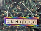 GUNCLES Christmas Ornament LGBTQ Lesbian Gay Uncle Bisexual Transgender Queer
