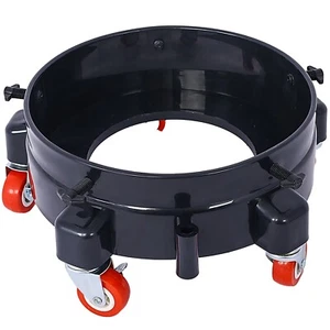 11.2" Bucket Dolly, Removable Rolling with 5 Swivel Casters, 360° Movement - Picture 1 of 8