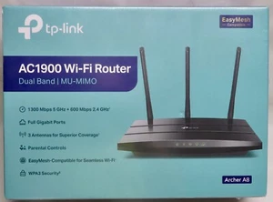 TP-Link AC1900 Smart WiFi Router (Archer A8) -High Speed MU-MIMO Wireless Router - Photo 1/5