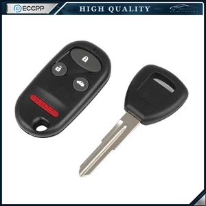 For Honda Accord Acura TL 1999-2003 KOBUTAH2T Remote Car Fob + Key - Picture 1 of 5