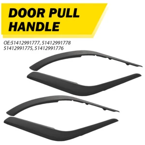 4PCS Left & Right Interior Pull Door Handle Cover For BMW X1 E84 2009-16 Black O - Picture 1 of 10