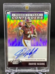 Dwayne Haskins 2019 Optic Contenders Rookie Of The Year Contenders Auto #92/99 - Picture 1 of 3