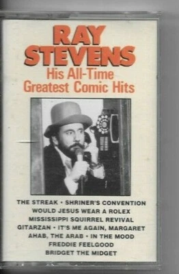 His All-Time Greatest Comic Hits by Ray Stevens (Cassette, Jun-1990, Curb) - Image 1 of 2