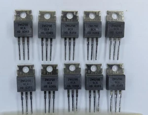 2N5298 RCA Power Transistor (10 pack) 60V 4A NPN BinE07 - Picture 1 of 1