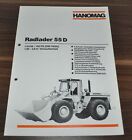 1985 Hanomag Radlader 55D Wheel Loader Brochure Prospekt