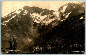 RPPC Olympic Mountains Panorama Frasch Photo 1055 UNP 1910s Postcard E13 - Picture 1 of 2
