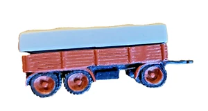 Heavy Trailer Brown with Grey Tarpaulin Lindig 4310029 Z 1:220 Scale NIB - Picture 1 of 2