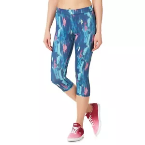 Ladies Plus Cropped Yoga Pants Size XXL Multicolor - Picture 1 of 1