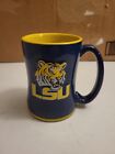 LSU Tigers Coffee Mug  Tiger/LSU Embossed Purple/Yellow Cup NCAA  Burrow SEC 