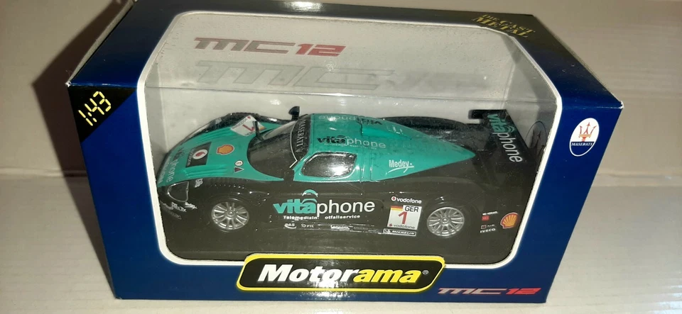 MASERATI MC12 RACING DIE-CAST METAL MOTORAMA SCALA 1:43 - Immagine 1 di 1