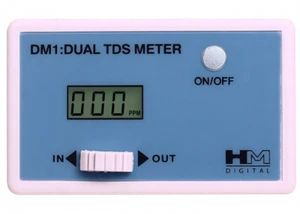 HM Digital DM-1 In-Line Dual TDS Monitor 0-9990 ppm Range 2 Readout Accuracy - Picture 1 of 1