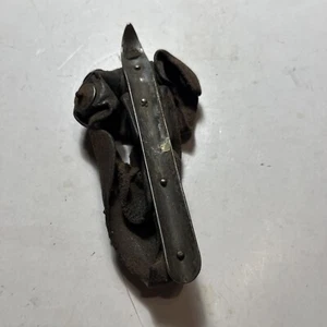 Vintage CORN HUSKER Shucker ANTIQUE FARM TOOL,With Leather Finger Strap,farming - Picture 1 of 12