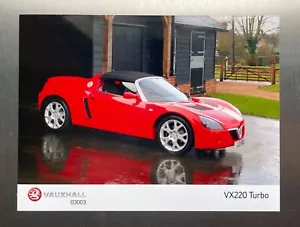Original Vauxhall VX220 TURBO Press Photo. Free P&P - Picture 1 of 2