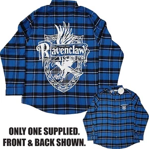 Camisa de franela a cuadros Ravenclaw Harry Potter X Cakeworthy azul a cuadros mediana M - Imagen 1 de 12