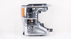 2020-2022 Ford F-250 F-350 RH Right Passenger Side Headlight Halogen Chrome OEM - Picture 1 of 10