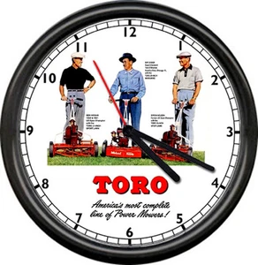 NEW Toro Lawn Mower Ben Hogan Byron Nelson US Open Champion Golf Sign Wall Clock - Picture 1 of 1