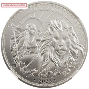 St. Helena 2023 Charles III 1 Pound Silver Coin NGC PF69UC Una and the Lion - Picture 1 of 4