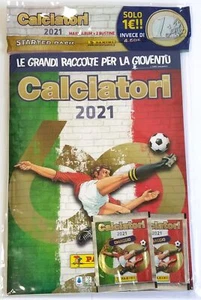 Calciatori 2020-2021 Starter Pack Album Vuoto + 2 Bustine Figurine - Foto 1 di 1