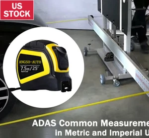 US STOCK Self-Lock 25FT/7.5M Tape Measure 25mm Wide ADAS Calibration Tool - Picture 1 of 9