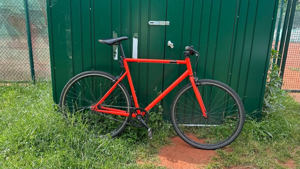 City Bike 28 Zoll Elops Speed 500 Singlespeed/Fixie gelb - Bild 1 von 4