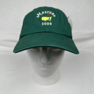 NWT American Needle Masters 2009 Augusta National Golf Hat Cap Adjustable Green - Picture 1 of 10