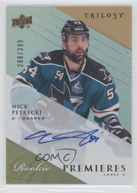 2013 Trilogy Premieres Level 2 /399 Nicholas Petrecki Nick #189 Rookie Auto RC - Image 1 of 2